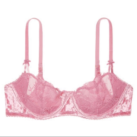 PINK Victoria's Secret Other - DREAM ANGELS Wicked Velvet-trim Unlined Uplift Bra